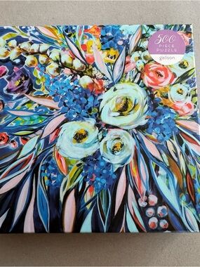 Galison 500 piece Artful Blooms puzzle